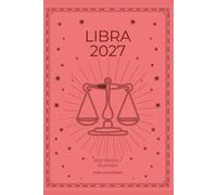 Libra 2027 Astro Diary with Predictions in B&W with Coral: 2027 Horoscope for Libra by Scribbled Fox