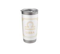Libra Art Deco Zodiac Graphic Stainless Steel Insulated Tumbler