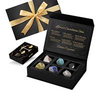 Libra Birthday Gifts for Women, Libra Crystals Birthstones Gifts Box Set with Gift Wrap Ribbon Bow Greeting Card - Zodiac Gifts Astrology Gifts Birthday Gifts for Her Mother Sister Best Friends