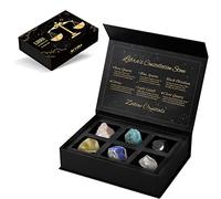 Libra Crystals Gift Set, Libra Zodiac Signs Healing Crystals Birthstones with Horoscope Box Set Libra Astrology Crystals Healing Stones Gifts