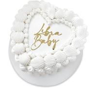 Libra Cupcake Toppers,Acrylic Gold 12 Constellation Libra Cake Toppers September October Birthday Cake Decoration for Horoscope Astrology Birthday Party Supplies