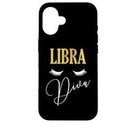 Libra Diva Zodiac Glam Astrology Design Case for iPhone 16