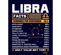 Libra Facts Funny Composition Notebook: Libra Notebook, Gift for Who Born In September And October. 7.5”x9.25” Wide Blank Lined Workbook for Teens ... for Home School College for Writing Notes