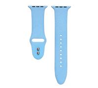 Libra Gemini Compatible with Apple Watch Band 45mm 41mm 40mm 38mm 44mm 42mm, Soft Silicone Sport iWatch Band for Apple Watch Series 7/6/5/4/3/2/1/SE (38mm, Blue)