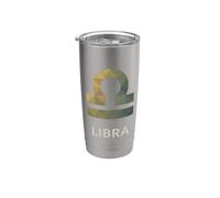 Libra Geometric Zodiac Art Stainless Steel Insulated Tumbler