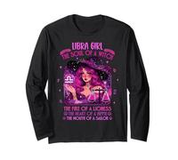 Libra Girl The Soul Of A Witch Fire Of A Lioness Long Sleeve T-Shirt