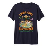 Libra Girl was Born On 23rd September Happy Birthday to Me Premium T-Shirt