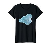 Libra Horoscope Teal Blue Icing Aesthetic Graphic Zodiac Value Graphic T-Shirt, Women, Black, XS