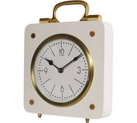Libra Interiors Kimberley Cream & Gold Mantel Clock 20cm Libra Interiors Cream