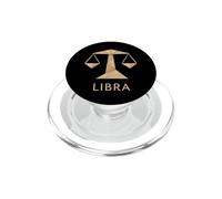 Libra Paperfolding Zodiac Graphic PopSockets PopGrip for MagSafe