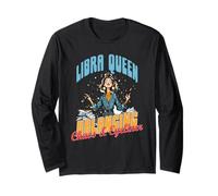 Libra Queen Balancing Chaos and Eyeliner Long Sleeve T-Shirt
