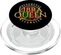 Libra Queen Golden Africa Zodiac - Melanated Pride PopSockets PopGrip for MagSafe