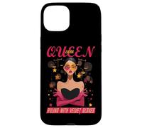 Libra Queen Ruling with Velvet Gloves Case for iPhone 15 Plus