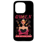 Libra Queen Ruling with Velvet Gloves Case for iPhone 15 Pro