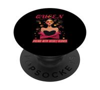 Libra Queen Ruling with Velvet Gloves PopSockets Adhesive PopGrip