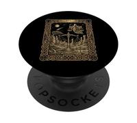 Libra Scales Horoscope Tarot Card Style PopSockets Adhesive PopGrip