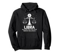 Libra Sign Zodiac Balance September October Birthday Pullover Hoodie
