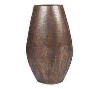 Libra Southwold Textured Oval Antique Brass Vase - 59cm