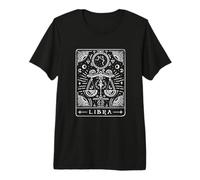 Libra Tarot Art/Libra Zodiac Sign/Libra Birthday Month Premium T-Shirt