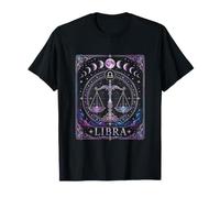 Libra Tarot Card Astrology Zodiac September October Birthday T-Shirt