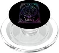 Libra Tarot Card September October Birthday Astrology Zodiac PopSockets PopGrip for MagSafe