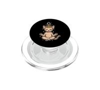 Libra Zen Cat Astrology PopSockets PopGrip for MagSafe