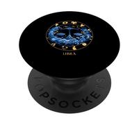 Libra Zodiac Astrology Horoscope Celestial Constellation PopSockets Adhesive PopGrip