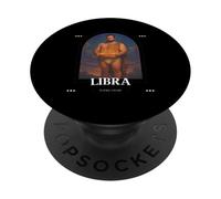 Libra Zodiac Bear Astrology Balance Cosmic Queer Pride Const PopSockets Adhesive PopGrip
