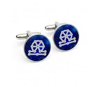 Libra Zodiac Cufflinks for Men - Astrological Star Sign (September 23 - October 22) - Astrological Horoscope Constellation Gift. Wedding, Stocking Filler & Secret Santa