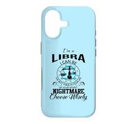 Libra Zodiac I Can Be Your Worst Nightmare Astrology Sign Case for iPhone 17