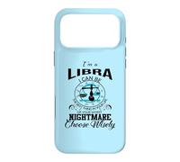 Libra Zodiac I Can Be Your Worst Nightmare Astrology Sign Case for iPhone 17 Pro Max