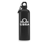Libra Zodiac Sign Birthday Water Bottle Engraved Art Sport Leakproof Big Capacity