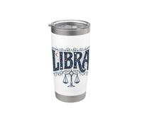 Libra Zodiac Sign Celestial Astrology Birthday Design Stainless Steel Insulated Tumbler