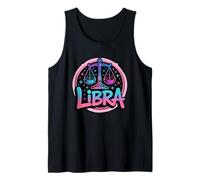 Libra Zodiac Sign Scales Astrology Symbol Tank Top