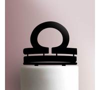 Libra Zodiac SymbolAcrylic Cake Topper 3mm Thick Premium Laser Cut Cake Decoration for Birthday, Wedding, Baby Shower & Party Cakes Durable Reusable