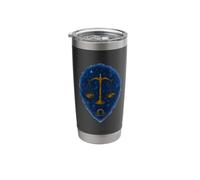 Libra Zodiac Watercolor Scales Art Stainless Steel Insulated Tumbler