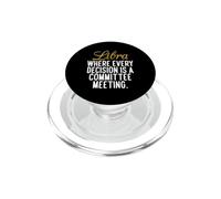 Libra Zodiac Where Every Decision Is A Committee Meeting PopSockets PopGrip for MagSafe