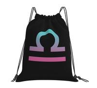 Librafluid Agenderflux Pride Flag Unisex Drawstring Backpack Durable Pe Bag Adjustable Drawstring Bag For Picnic Hiking Yoga