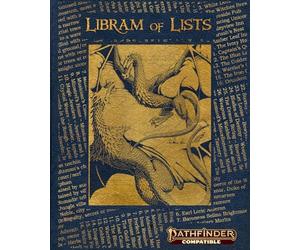 Libram of Lists: Pathfinder 2nd Edition Remastered
