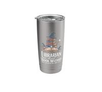 Librarian Because Book Wizard Isn't an Official Job Title Stainless Steel Insulated Tumbler