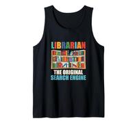 Librarian Book Reading Library Bookaholic Read Reader Teach Tank Top