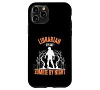 Librarian by Day Zombie by Night Funny Halloween Creepy Case for iPhone 11 Pro