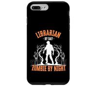 Librarian by Day Zombie by Night Funny Halloween Creepy Case for iPhone 7 Plus/8 Plus