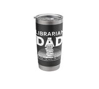 Librarian Dad The Idol The Myth The School Library Librarian Stainless Steel Insulated Tumbler