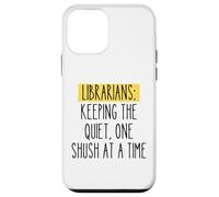 Librarian Funny Humor Book Lover Quiet Quote Library Reader Case for iPhone 12 mini