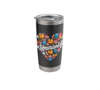 Librarian Life, Book Reader Lover Bookish Bookworm Stainless Steel Insulated Tumbler