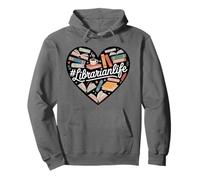 Librarian Life, Bookworm Bookish Book Reader Lover Pullover Hoodie