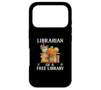 Librarian of a Free Library Floral Book Lover Case for iPhone 17 Pro