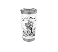 Librarian Patron Saint Jerome Bookish Reader Librarians Book Stainless Steel Insulated Tumbler