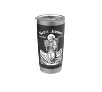 Librarian Patron Saint Jerome Bookish Reader Librarians Book Stainless Steel Insulated Tumbler